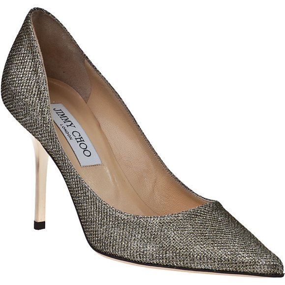 Jimmy Choo Women Metallic Agnes Evening Pump Shoes